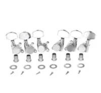 MX1630CR-3MX1631CR-3 Колки для гитары, 3+3, локовые, хром, Musiclily