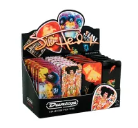 JH-PT24 Jimi Hendrix Витрина с медиаторами, 24 коробочки, разные рисунки, 2 толщины, Dunlop