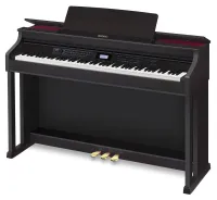 CASIO AP-650M-цифровое пианино,88 молоточковых клавиш, система Tri-sensor,максимальная полифония 256,эффекты: Реверберация (4 типа), хорус (4 типа), бриллианс, DSP (для некоторых голосов).Цвет - черный.