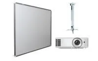Комплект Exell: интерактивная доска Exell EWB7740  с проектором EXD101W и креплением DSM-2