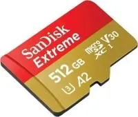 Карта памяти SanDisk Extreme microSDXC SDSQXAV-512G-GN6MN 512GB A2 V30 U3 C10
