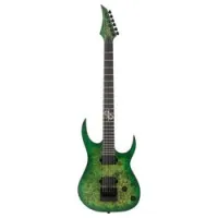 Solar guitars s1.6lb-27  электрогитара-баритон, 6 струн, корпус махогани, hh, evertune, цвет зелёный