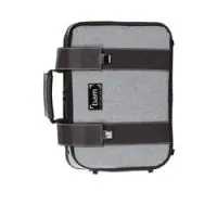 BAM 3028GF  Hightech кейс из высокопрочного АБС пластика под два кларнета Bb и A, Grey Flannel