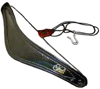 Tenor saxophone strap with snap Ishimori Series II - Tenor saxophone strap with soft two-layer leather collar and plastic snap