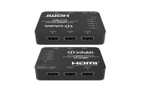 Презентационный коммутатор Infobit [iSwitch S501] 4K60 5x1 HDMI