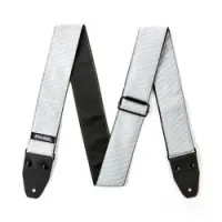 Dunlop d6712 jacquard cube hatch  дизайнерский ремень для гитары, жаккардовая ткань c кожей