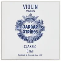 Violin E string Jargar Classic Medium Blue Ball 004 - Steel E1 string with powerful, well-balanced sound, medium tension