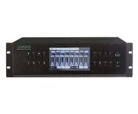 DSPPA MAG-808 Цифровая аудиоматрица, 8 вх/8 вых., Встроенный мр3- плеер, FM-тюнер, эквалайзер. функция мониторинга каналов, таймер, телефонный пейджинг.  Вход: USB, 8 Line Phoenix,  2 Mic comboXLR (+48V). Выход: 8 Line Phoenix. Дистанционное управление с
