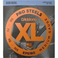 D`addario eps160  струны для бас-гитары pro steels 50-105, medium