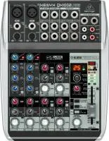 Behringer Xenyx QX1002USB-EU Пульт микшерный сверхкомпактный малошумящий премиум-класса (2 моновхода, 4 стереовхода, 1 AUX-шина), USB/аудио интерфейс, XENYX микрофонные предусилители и компрессоры, 3-х полосный "British" эквалайзер и 24-Bit Multi-FX проце
