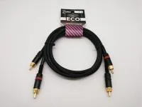 E36-2RCA-2RCA-0300-0 Кабель аудио 2хRCA-2хRCA, 3м, ZZcable