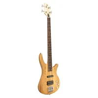 STAGG SBF-40 NAT - бас-гитара, 24 лада, корпус: ясень, гриф: клён, на болтах, накладка: палисандр, звукосниматели: 1x JB, 1x MM, регулировки: 2х громкость, 1х тон, цвет: натуральный