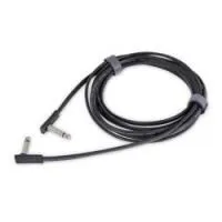 Rockboard rbo cab fl 300blk aa  кабель инструментальный плоскопрофильный, 3м, угловой-угловой