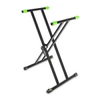 Gravity ksx 2 - стойка для клавишных инструментов x-образная, двойной каркас