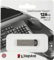 Флеш-накопитель Kingston DataTraveler Kyson DTKN/128GB USB3.2 128GB, silver