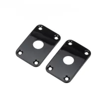 MX1587BK-2 Накладка выходного разъема гитары Gibson LP/Epiphone, черная, 2шт, Musiclily