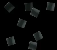 Конфетти бумажное 10х10мм черное