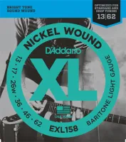 Комплект струн для гитары-баритон D'Addario EXL158