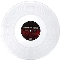 Native Instruments Traktor Scratch Pro Control Vinyl Clear Mk2 - Виниловый диск с таймкодом для Traktor Scratch Pro, прозрачный