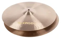 KINGDO 15" COLLECTION JAZZ HI-HAT Тарелки хай-хет 15" , сплав B20, Thin , ручная ковка, глубокое и темное звучание, быстрое затухание