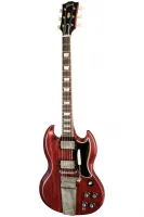 GIBSON CUSTOM SHOP 1964 SG Standard Reissue w/ Maestro Vibrola VOS Cherry Red элекрогитара, цвет красный, в комплекте кейс