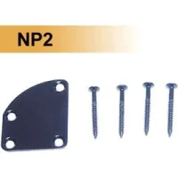 DR. PARTS NP2/BK - крепление грифа, цвет чёрный