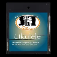 Струны для укулеле SIT UK110S-TI, Ukulele Standard Black (Soprano / Concert)