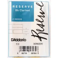 D`Addario DCR0220  трости для кларнета Bb, RESERVE (2), 2шт. в пачке
