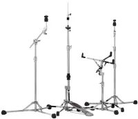 Hardware set Pearl HWP-150S - Lightweight drum kit hardware: direct drive hi-hat stand, cymbal stand and boom stand, snare drum stand with Uni-Lock tilter