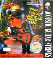 A306-XL-6 Отдельная 6-ая струна для акустической гитары, 047, посеребр.медь, Alice