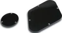 GIBSON BACKPLATE COMBO BLACK набор крышек для темброблока и переключателя, цвет черный