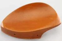 Viola chin rest Acura Teka AC-E4AO16HG - Grade A boxwood Teka chin rest for viola with gilded Hill mount