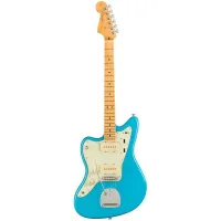 FENDER AM PRO II JAZZMASTER LH MN MBL электрогитара, цвет Miami Blue