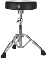 Drum throne Pearl D-930 - Drummer throne with round seat, height adjustment and SureStrut legs