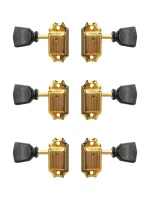 SD90-SLB-GG-L3+R3 Колки для гитары 3+3, золото, Gotoh