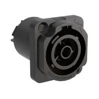 Seetronic SAC3FPX20-67 Прочный и надежно герметичный панельный 3-контактный разъём типа Powercon (in), мама, используемый для электрического подключения в уличных условиях, со степенью защиты IP67. Высокая токовая нагрузка, рассчитанная на 16 А/250 В пере