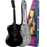 DAVINCI DF-50A BK + Bag - Гитара акустическая в наборе