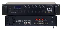 SVS Audiotechnik STA-250 Радиоузел 6 зон, 70/100 В (4, 8, 16 Ом), усилитель мощности 250 Вт