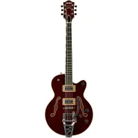 GRETSCH G6659TFM-BBN PE BKSTR JR BBN WC полуакустическая электрогитара, цвет оранжевый