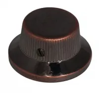 SCHALLER 15010800- ручка в форме шляпки, с прямой насечкой, латунь, покрытие - состаренная медь, размеры 25x25x13,1. (Старый артикул: 181vc)