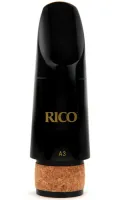 Clarinet mouthpiece Rico Graftonite RRGMPCBCLA3 - Polycarbonate clarinet mouthpiece with chamber A and 0.045 inch tip opening