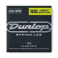 Dunlop den1362 electric baritone guitar  струны для электрогитары баритон, никель, 13-62
