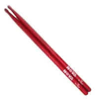 VIC FIRTH NOVA N2BR барабанные палочки 2B с деревянным наконечником, цвет красный, орех, длина 16 1/4', диаметр 0,630'