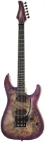 SCHECTER C-6 FR PRO ARB - 6-струнная электрогитара, 24 лада, корпус: красное дерево, гриф клён 3 куска, на болтах, накладка венге, звукосниматели HH Schecter Diamond Decimator, регулировки: громкость (push-pull), тон, 3х позиционный переключатель, Floyd R