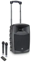 Ld systems roadbuddy 10 hhd 2 b6 - активная акустическая система на аккумуляторе с микшером, bluetooth и  двумя радио-микрофонами
