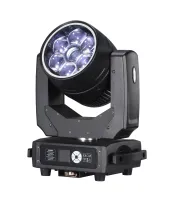 Estrada pro led mh640z v.1 светодиодная вращающаяся голова заливного света 6 шт. х 40w rgbw с призмой и калейдоскопом
