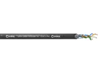 Cordial ccat 5 pvc 500 кабель cat5e sf/utp, изоляция pvc, 0.15мм², awg 26,  ø6.5мм, чёрный