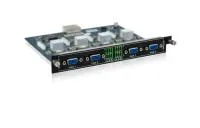Плата входная для модульного матричного коммутатора Digis MMA-I4-VA, 1080p, x4 VGA (бесподрывный), x4 стерео небалансный аудио вход (Phoenix)