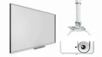 Комплект: интерактивная доска smart sbm777v  с проектором exd102z и креплением dsm-2l