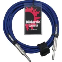 DIMARZIO INSTRUMENT CABLE 18' ELECTRIC BLUE EP1718SSEB инструментальный кабель 1/4'' mono - 1/4'' mono, 5,5м, цвет синий